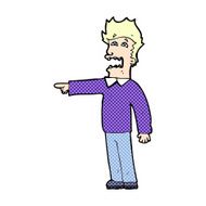 comic cartoon man accusing N2