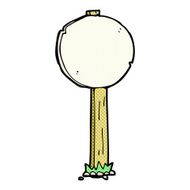 comic cartoon sign post N5