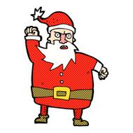 comic cartoon santa claus N12