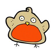 comic cartoon christmas robin N2