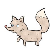 comic cartoon wolf cub N2
