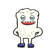comic cartoon happy tooth N3