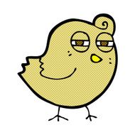 funny comic cartoon bird N10