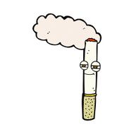 comic cartoon happy cigarette