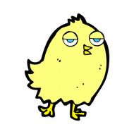 funny comic cartoon bird N11