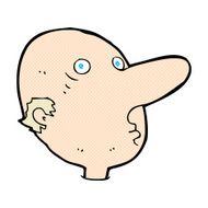 comic cartoon balding man