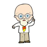 comic cartoon professor