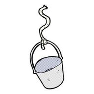 comic cartoon bucket
