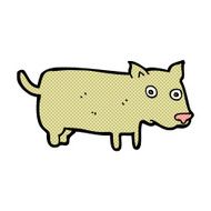 comic cartoon little dog