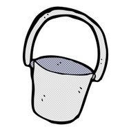 comic cartoon bucket N2