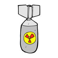 comic cartoon nuclear bomb N2