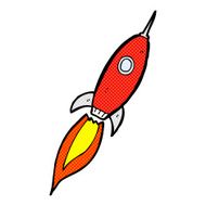 comic cartoon spaceship N5