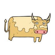 comic cartoon cow N4