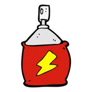 comic cartoon spray can N8