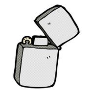 comic cartoon metal lighter