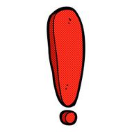 comic cartoon exclamation mark