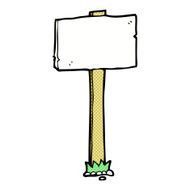 comic cartoon signpost N2