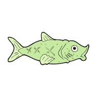 comic cartoon fish N9