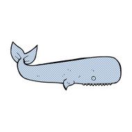 comic cartoon whale N3