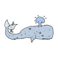 comic cartoon whale N4