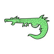 comic cartoon medieval dragon