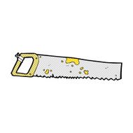 comic cartoon rusty old saw