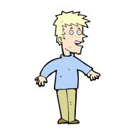 comic cartoon happy boy N10