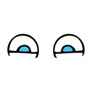 comic cartoon eyes N3