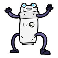 comic cartoon robot N12