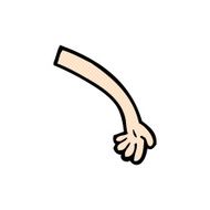 comic cartoon arm N5