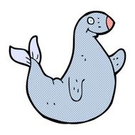 comic cartoon seal