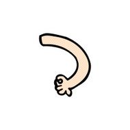comic cartoon arm N6