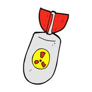 comic cartoon atom bomb N2