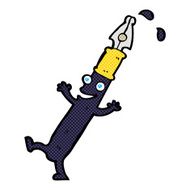 comic cartoon pen character