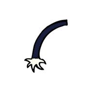 comic cartoon monster arm