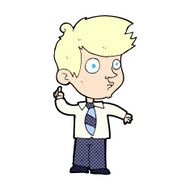 comic cartoon boy asking question N2