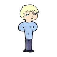 comic cartoon antisocial boy