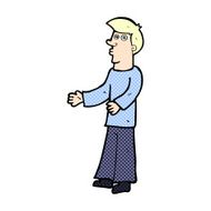 comic cartoon curious man N5