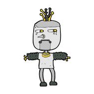 comic cartoon robot N13