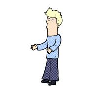 comic cartoon man explaining
