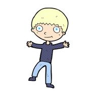 comic cartoon happy boy N11