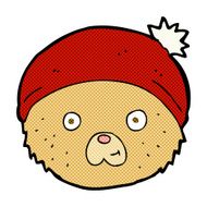 comic cartoon teddy bear face N2