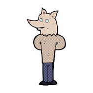 comic cartoon wolf man N4