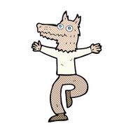 comic cartoon wolf man N5