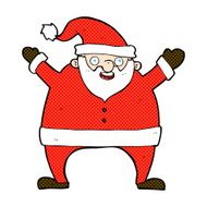 comic cartoon santa claus N14