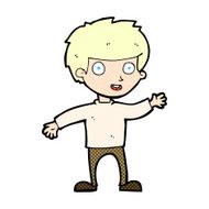 comic cartoon happy boy N14