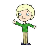 comic cartoon happy boy N15