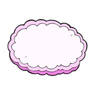 comic cartoon decorative cloud N5