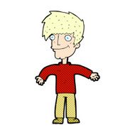 comic cartoon happy man N33