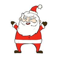 jolly santa comic cartoon